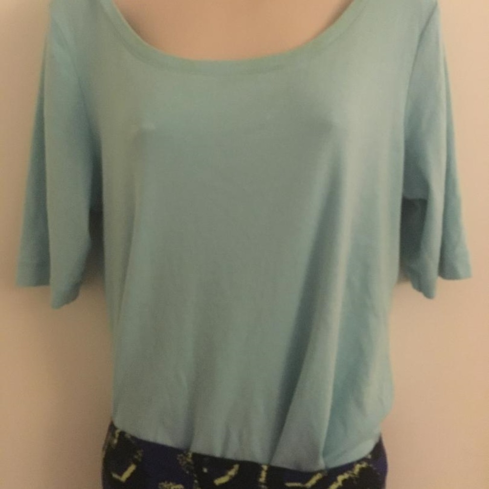 Caslon Nordstrom Ellbow Sleeve Blut Top XL